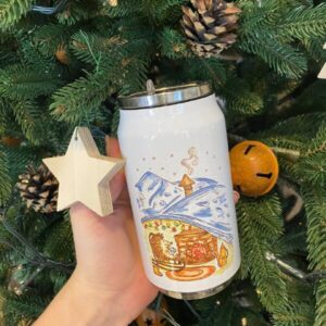 "hedgehog in a hole" Vacuum Insulated Coffee Mugs. You can choose the shape and volume
