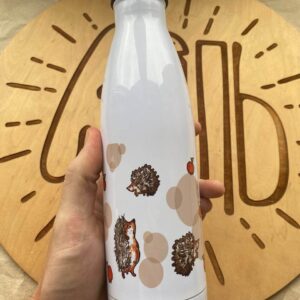 " hedgehog" Thermos Bottle. You can choose the shape and volume