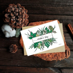 .Postcard "Mother's day"