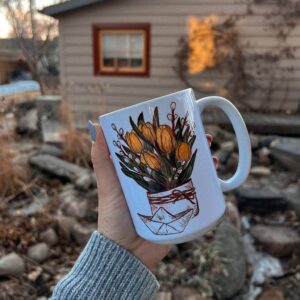 "Time to Shine"  Сeramic Mugs. You can choose the shape and volume