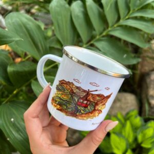 Camping mug "Jasper sky tram"