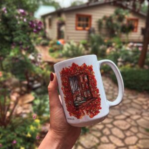 "i love fall"  Сeramic Mugs. You can choose the shape and volume