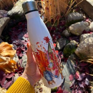 "fire" Thermos Bottle. You can choose the shape and volume