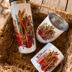 " National emblem" Vacuum Insulated Coffee Mugs. You can choose the shape and volume