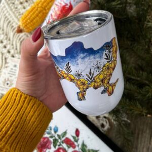"blooming map" Vacuum Insulated Coffee Mugs. You can choose the shape and volume