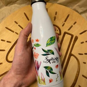 "Spring " Thermos Bottle. You can choose the shape and volume