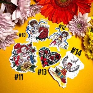 vinil stickers by the piece