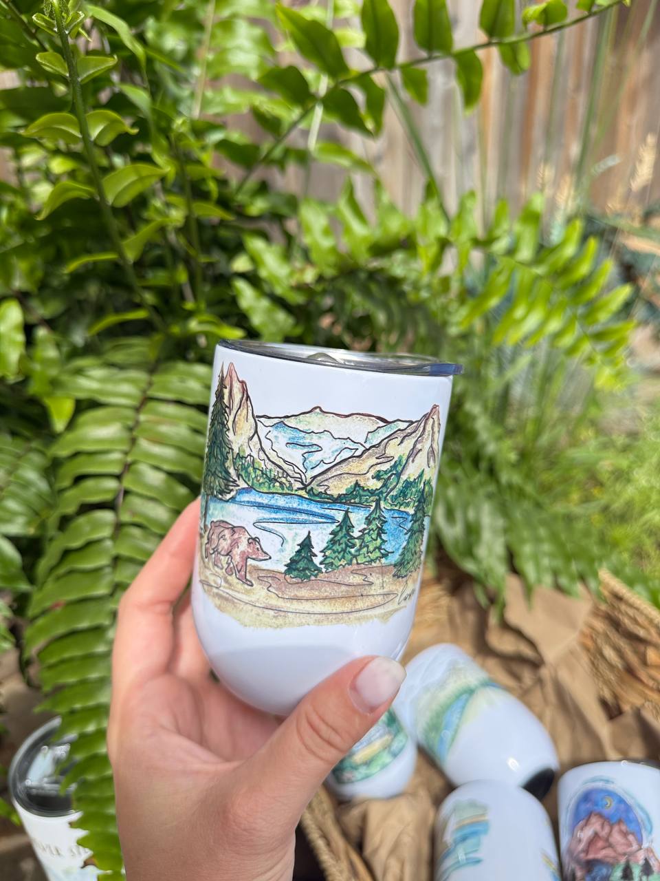 "BC" Vacuum Insulated Coffee Mugs. You can choose the shape and volume